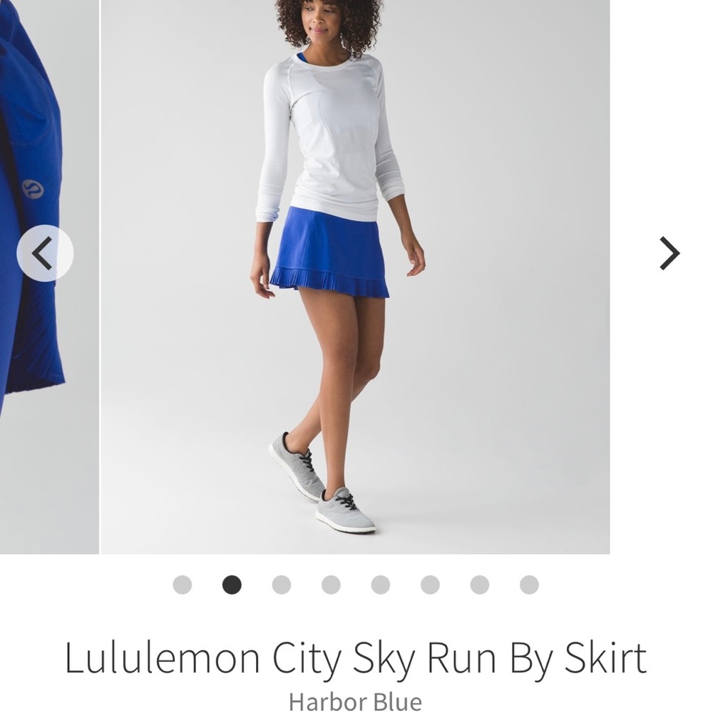 lululemon athletica Harbor Blue Run By Skirt